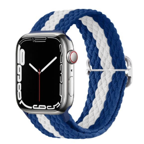 Accessories - NEW Adjustable Braided Solo Loop For Apple Watch BW
